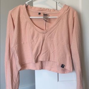 Gymshark cropped towel sweatshirt